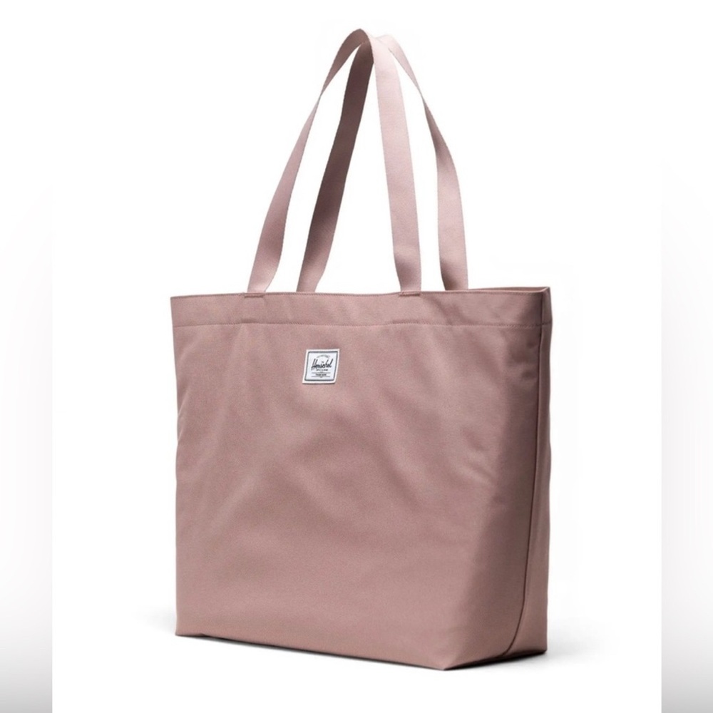 New HERSCHEL SUPPLY CO Mica Tote Bag Pink Ash Rose 15" H X 18" W X 6" D NWT
